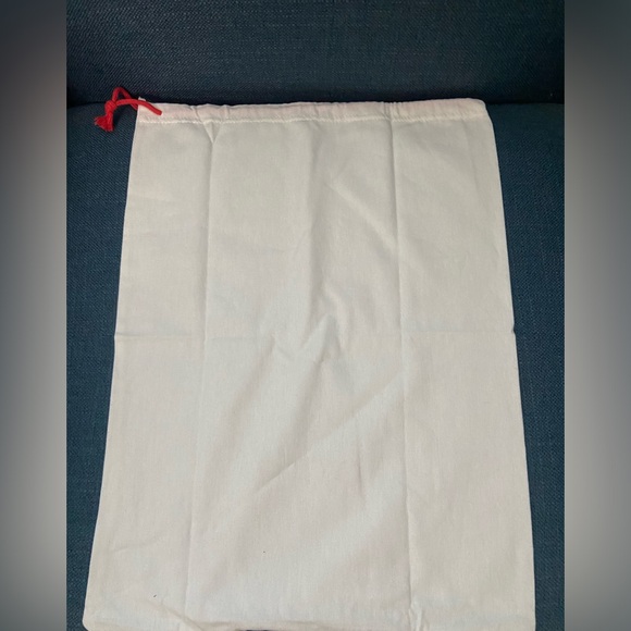 NWOT arche Dust Cover Drawstring Bag for Shoes or Bags Travel Storage White Red - Picture 4 of 9